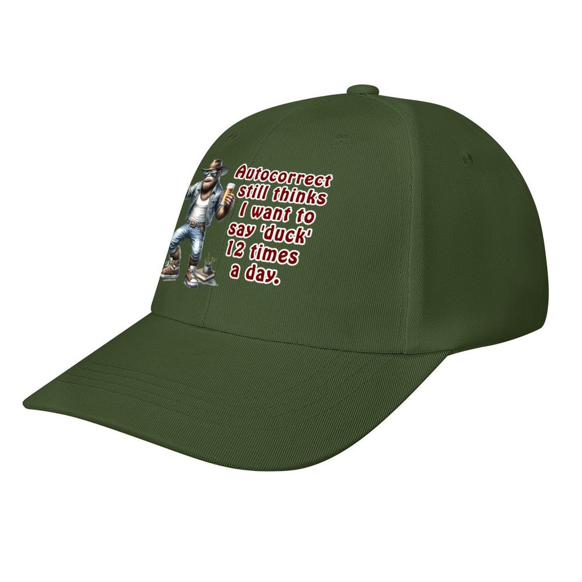 Bigfoot, Sasquatch, "Autocorrect still think..", My Baseball Cap – 8 Colors