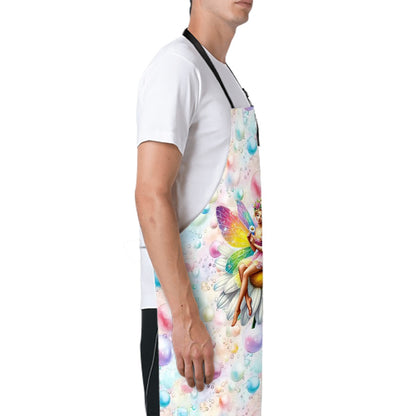 Bubbles & Fairy Waterproof Apron with Pockets