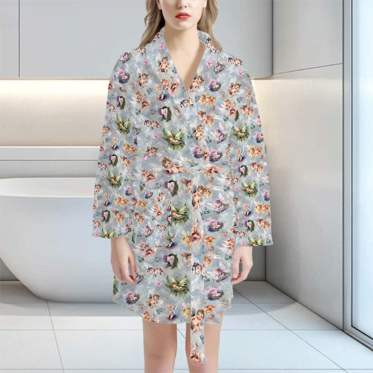 6 Fairy Designs, Women’s Bath Robe 33.5” Long