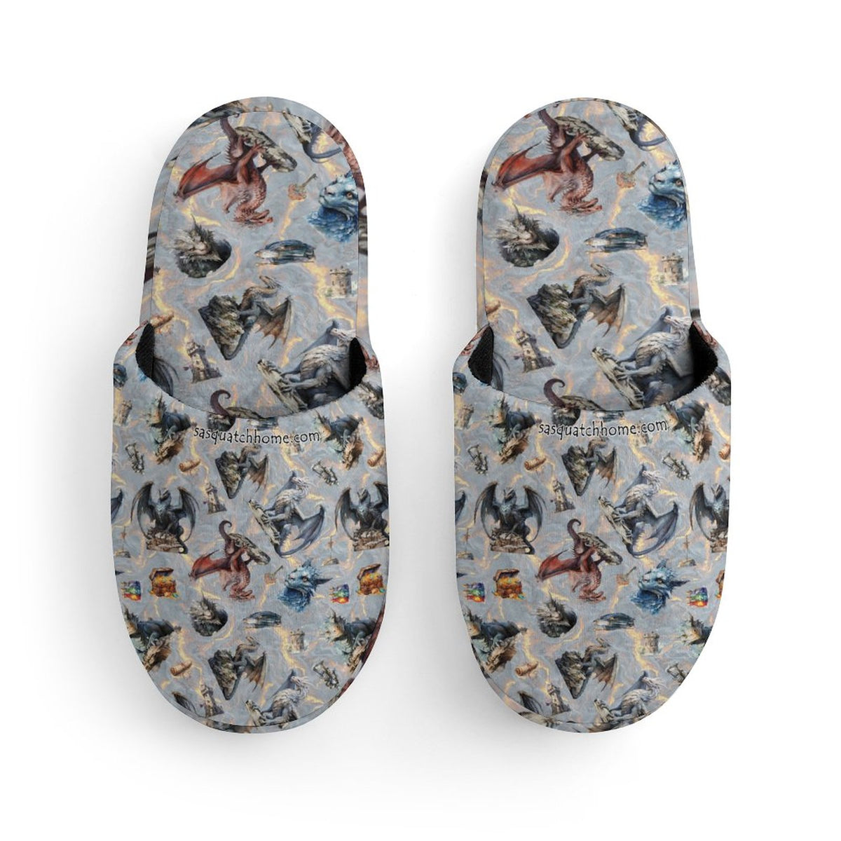 20 Misc Designs, Children's Cotton Flannel Slippers
