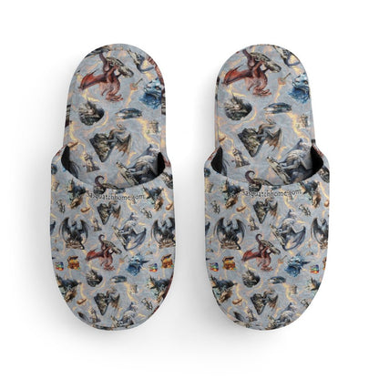 20 Misc Designs, Children's Cotton Flannel Slippers