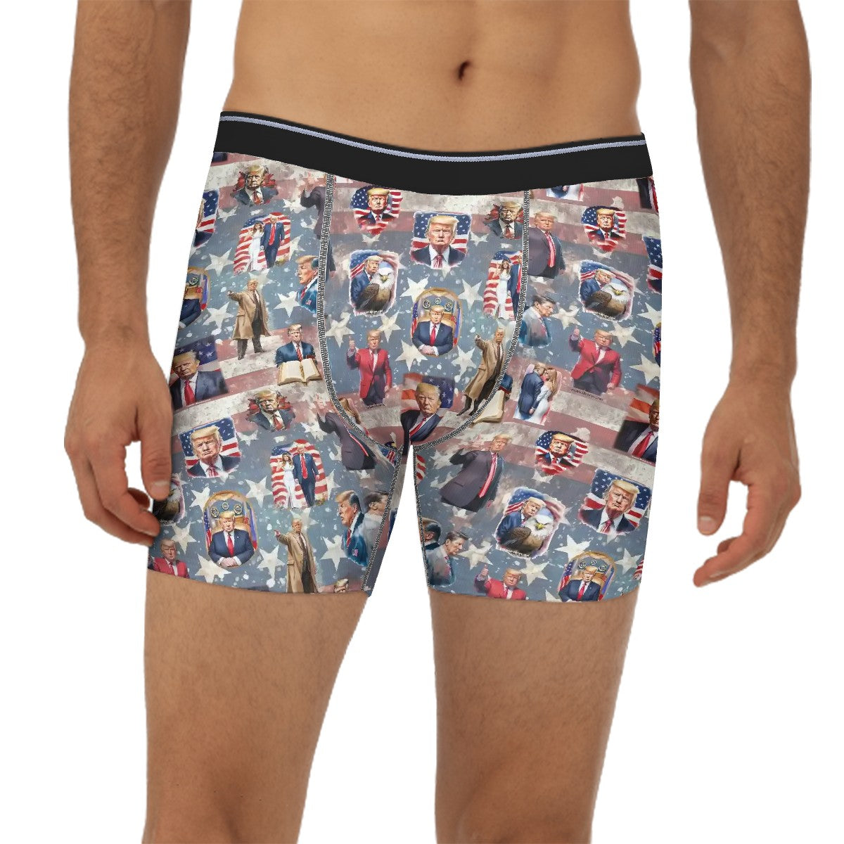 20 Donald Trump Designs, MAGA, Men’s Silk Briefs Underwear