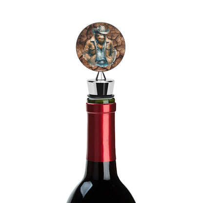 Cowboy Bigfoot / Sasquatch Wine Bottle Stopper