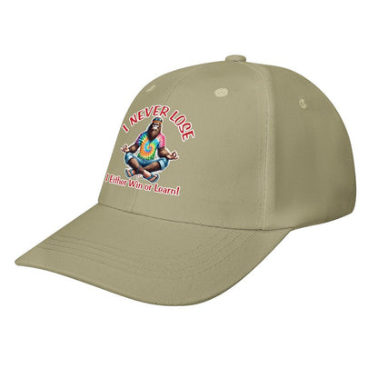 Bigfoot, Sasquatch “I never lose..", Baseball Cap – 8 Colors