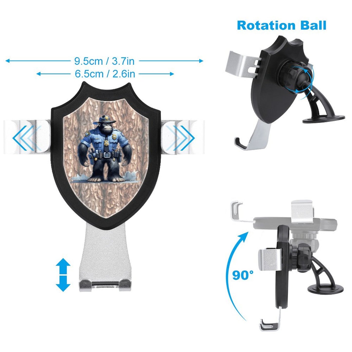 Ssaquatch / Bigfoot Car Mount Mobile Phone Holder