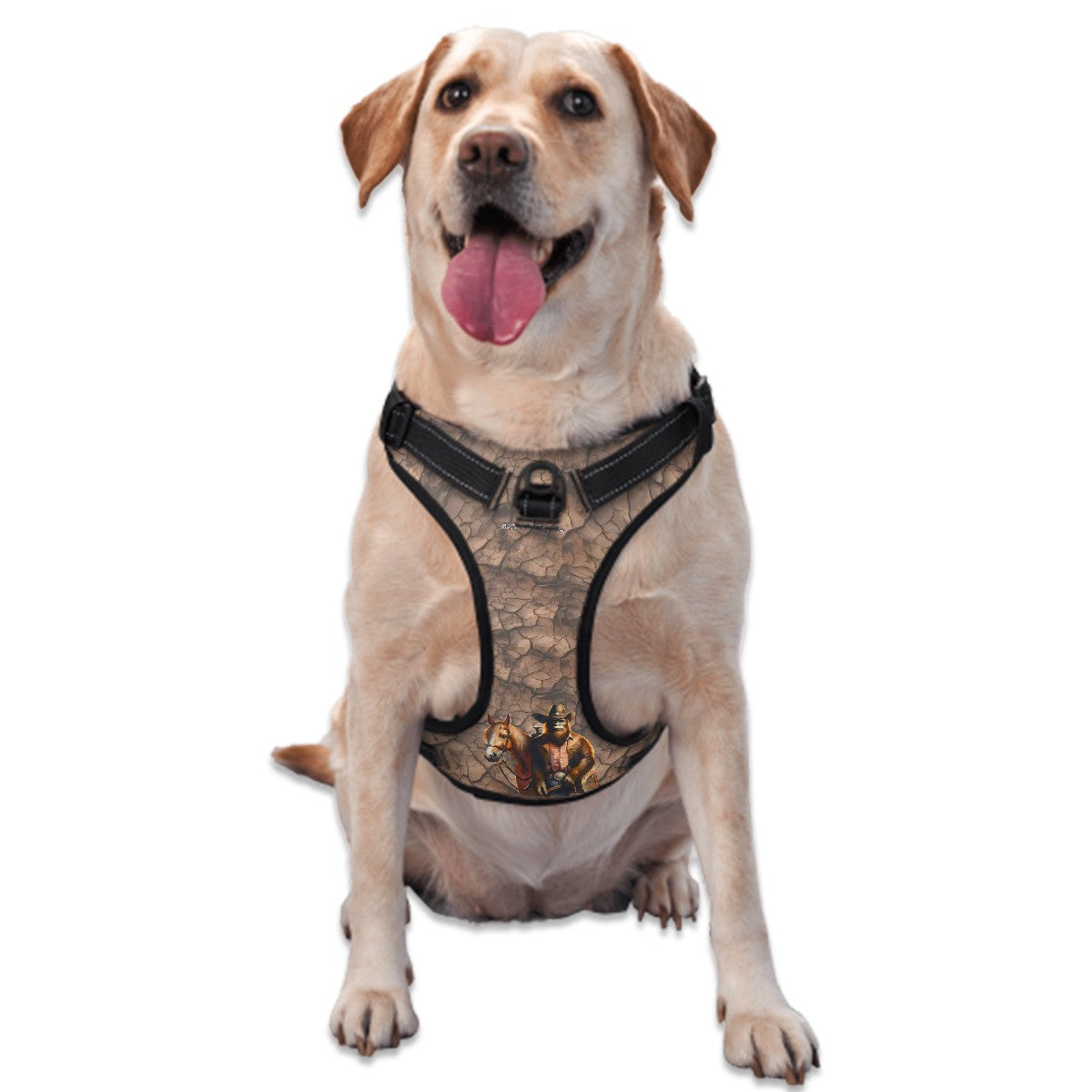 Cowboy Bigfoot, Sasquatch Oxford Fabric Dog Harness