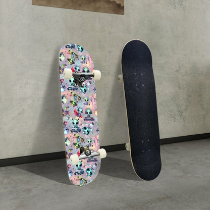 6 Alien Designs, High Density 7 Layer Skateboard, Made In USA