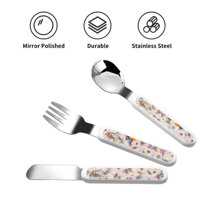 Kids Cutlery Set Straight Handle