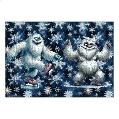 Yeti Dancing 300pcs Horizontal Wooden Jigsaw Puzzles