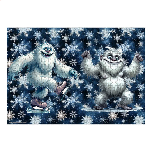 Yeti Dancing 300pcs Horizontal Wooden Jigsaw Puzzles