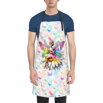 Bubbles & Fairy Waterproof Apron with Pockets