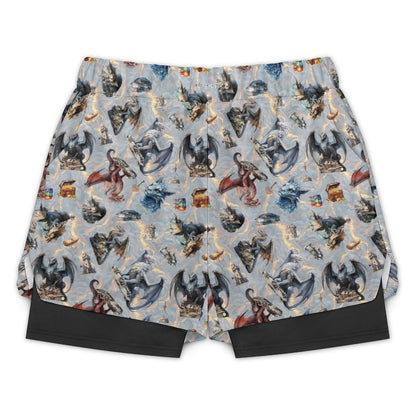 Misc Awesome Design Men Beach Shorts with 4 Pockets