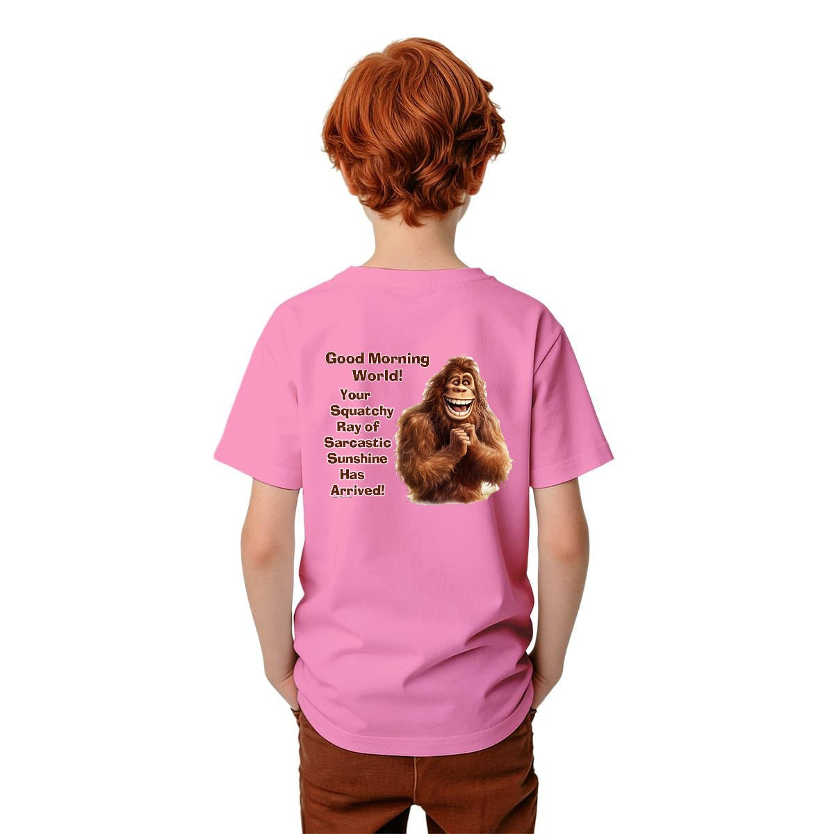 Bigfoot Sasquatch Designs, Kid’s Double Sided Gildan 5000B T Shirt