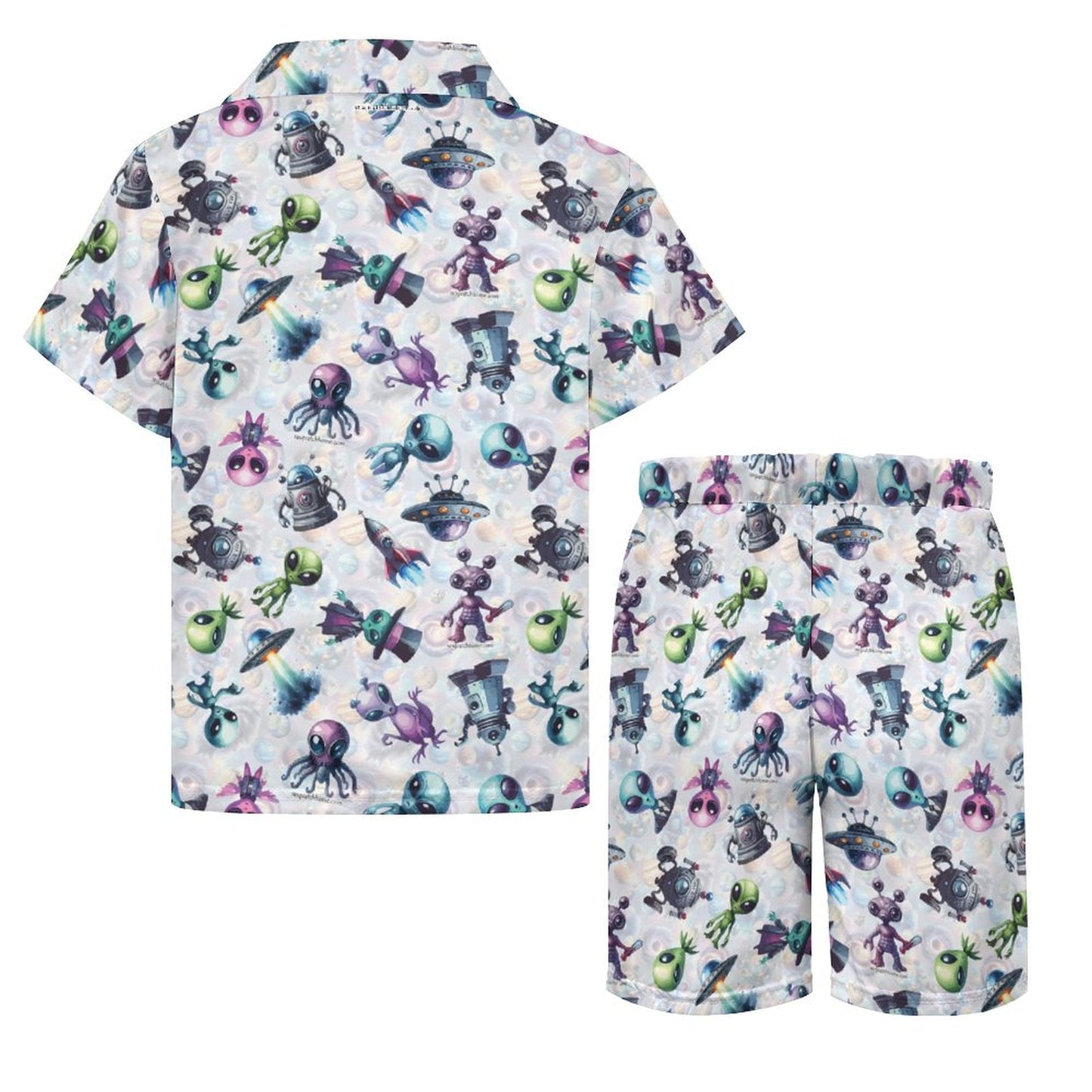 Aliens Children's Casual Beach Outfit