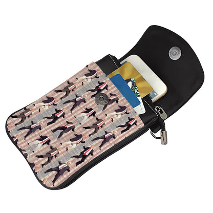 Crossbody Cell Phone Purse - Donald Trump, MAGA Designs, Trump Dance, Christmas Trump