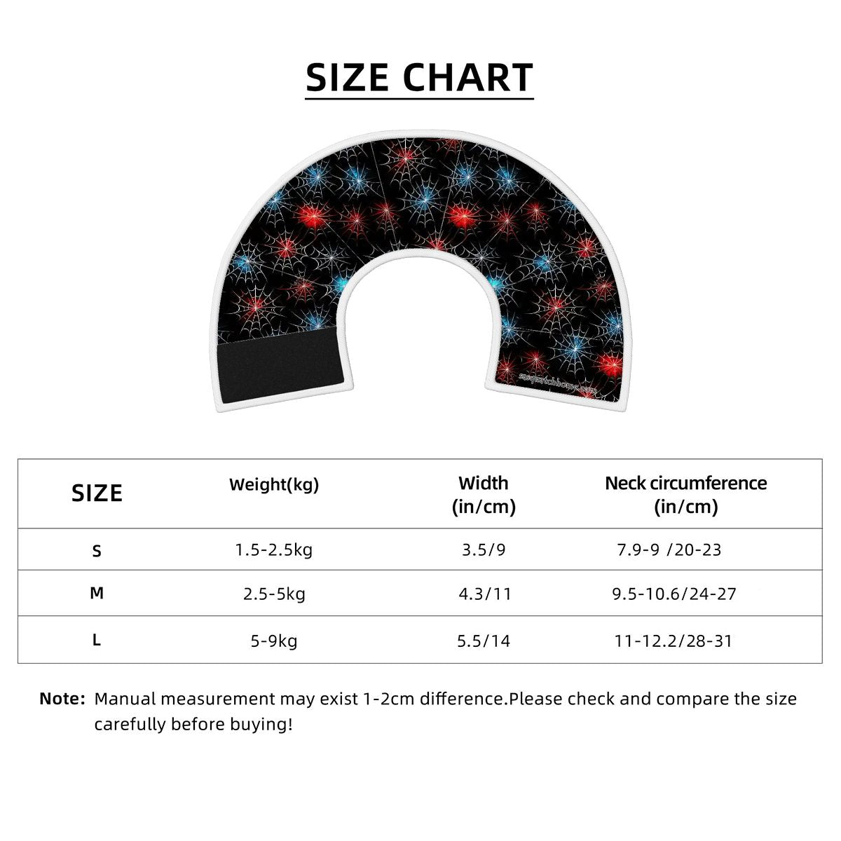 Spider Webs, Pet Elizabethan, Pet Medical Collar
