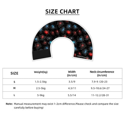 Spider Webs, Pet Elizabethan, Pet Medical Collar