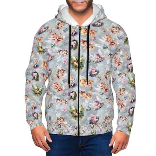 6 Fairy Designs Adult Zip Up Hoodie