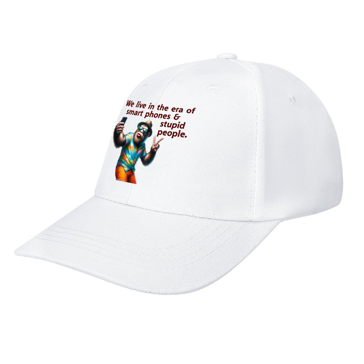 Bigfoot, Sasquatch “We live in the era..", Baseball Cap – 8 Colors