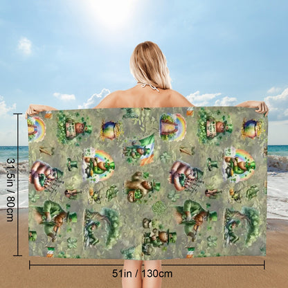 52” x 32” Microfiber Absorbent Bath Towels, 20 Sasquatch, Bigfoot Design