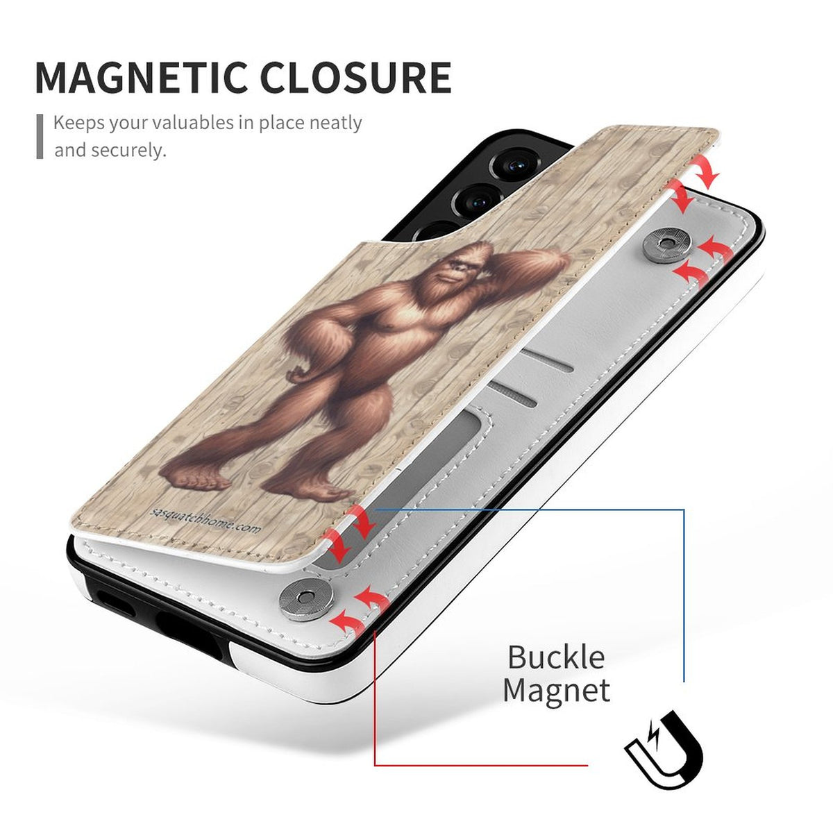 Sexy Sasquatch, Samsung S21 Ultra, Phone Case / Flip Cover Wallet