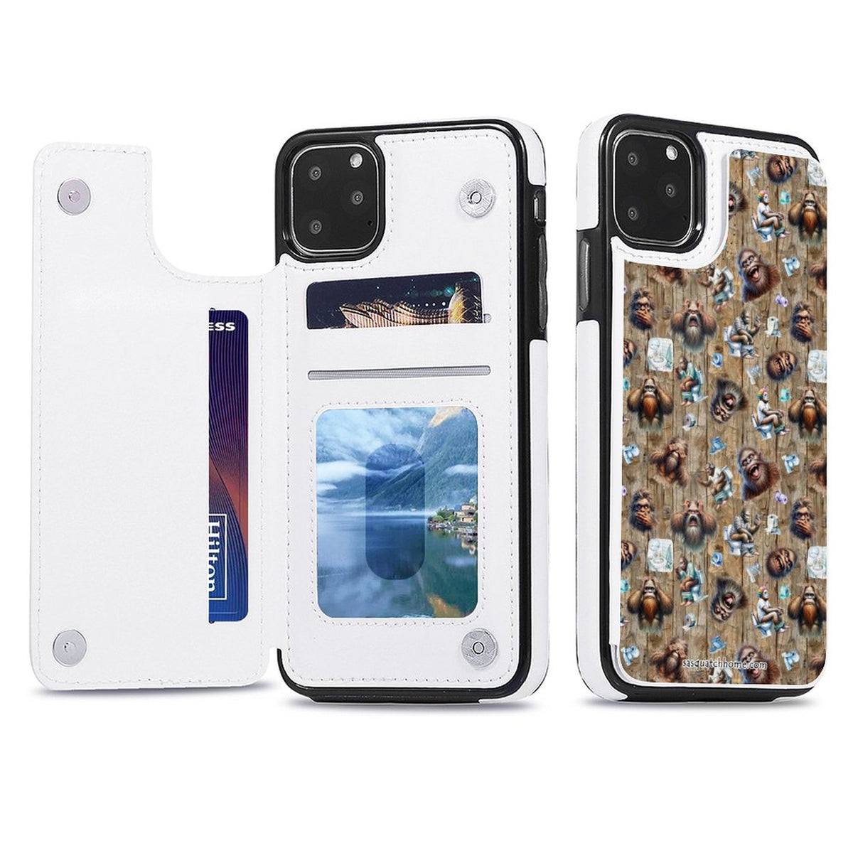 Bigfoot, Sasquatch, designs,  Iphone 11 Pro Max Cell / Mobile phone wallet case