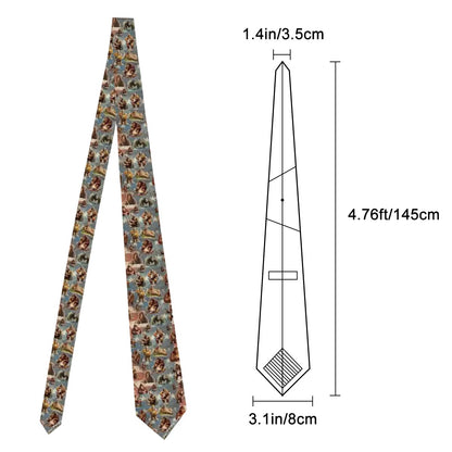 Silky Sasquatch Dapper Neck Ties -  Patriotic Maga Dapper Tie 19 Designs!