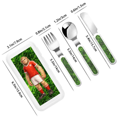 Kids Cutlery Set Straight Handle