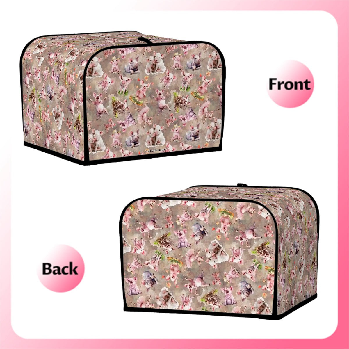 10 Animal Designs, 4 Slice Toaster Cover