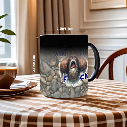 Sarcastic Sasquatch, "WTF" Color Changing 11oz Mug