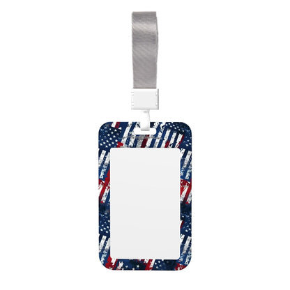 Bigfoot Sasquatch, Navy Officer, Durable Double Sided Badge Holder