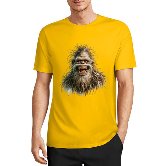Bigfoot - Sasquatch Silly Short Sleeve Cotton T-Shirt