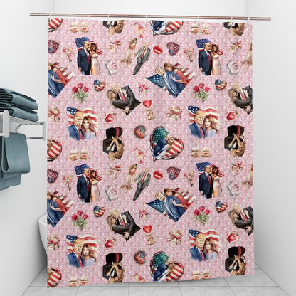 Don & Melania Trump Polyester Shower Curtain  - 60”x72”