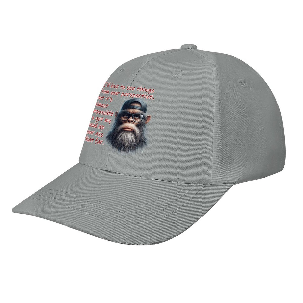 Bigfoot, Sasquatch “I'd love to see things..", Baseball Cap – 8 Colors
