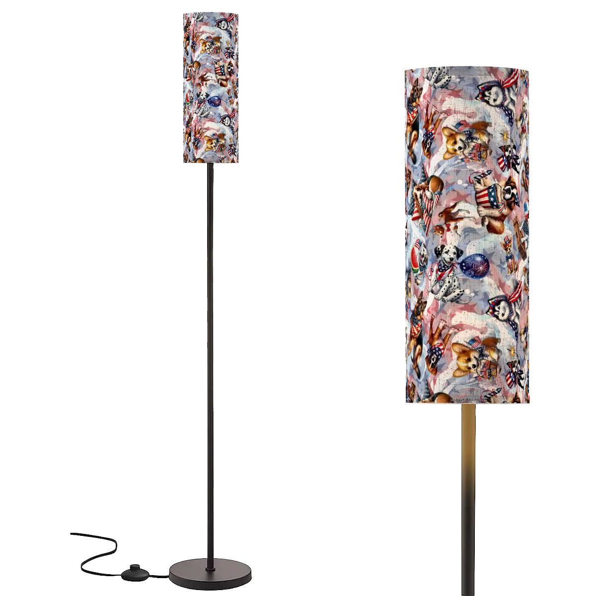 Floor Lamp Modern Standing Lamp (Made in USA)