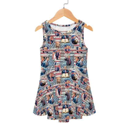 10 Donald Trump Designs, Girl’s Sleeveless Dress