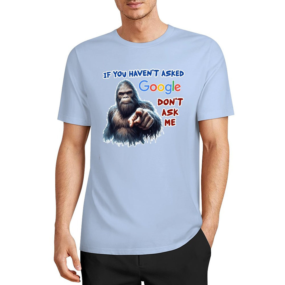 DTF 160gsm Cotton Men's Short Sleeve T-shirt (Front Printing)