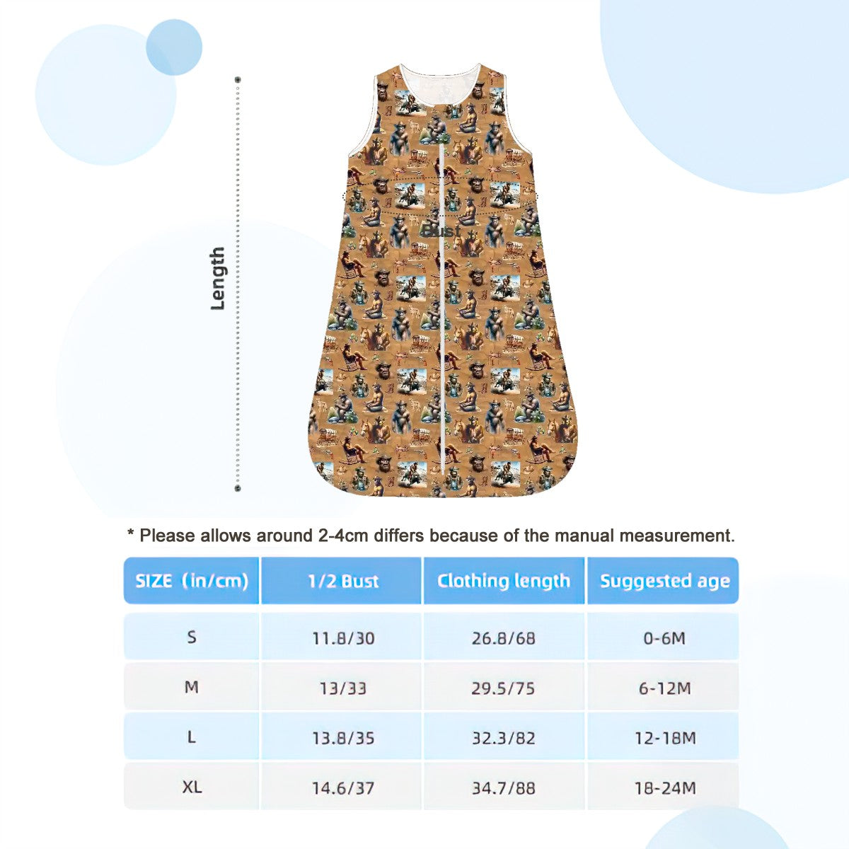 Sleeveless Baby Sleep Sack - Sasquatch / Bigfoot Designs, baby sleeping bag, Sleep Bag, baby blanket, bigfoot baby blanket 20 Designs!