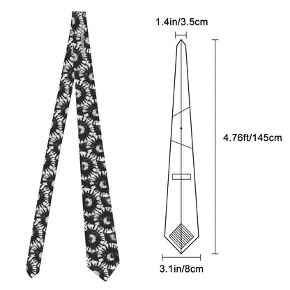 Tie Dye Themed Themed Silky Neck Ties - Dapper tie, tie dye tie