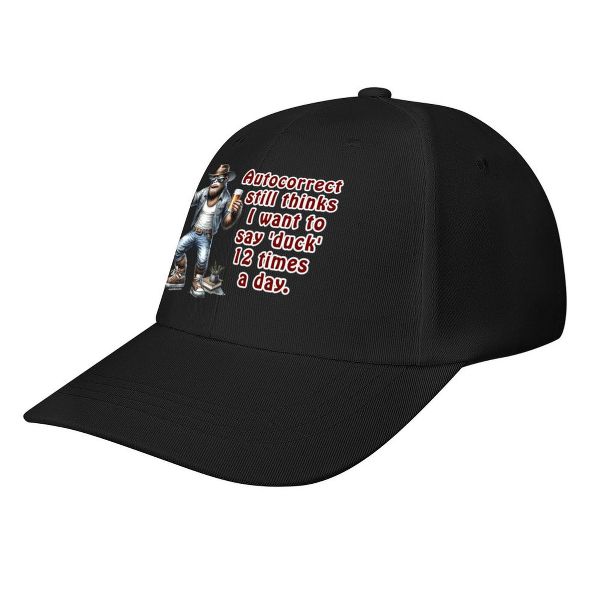Bigfoot, Sasquatch, "Autocorrect still think..", My Baseball Cap – 8 Colors