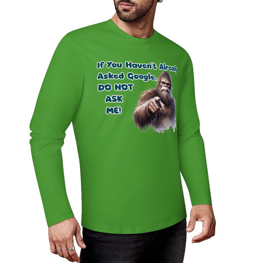 Bigfoot - Sasquatch Cotton Unisex Long Sleeve T-shirt