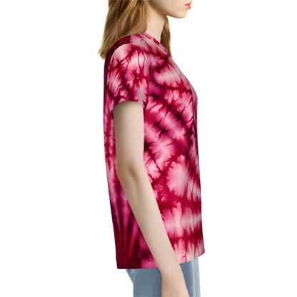 Beautiful, Tie-Dye Women’s Short Sleeve T-Shirts - Many Designs
