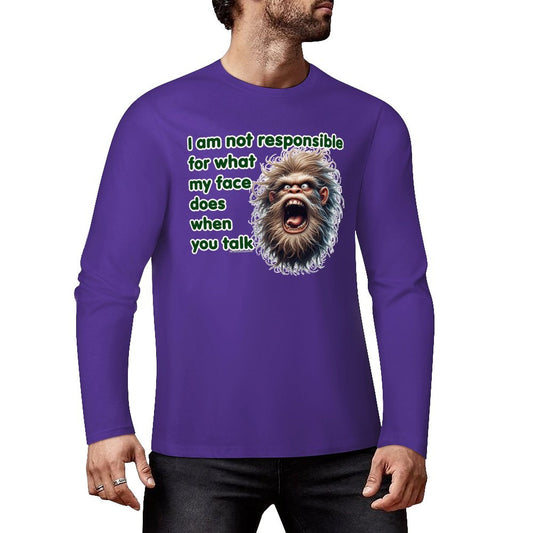Bigfoot - Sasquatch Cotton Unisex Long Sleeve T-shirt