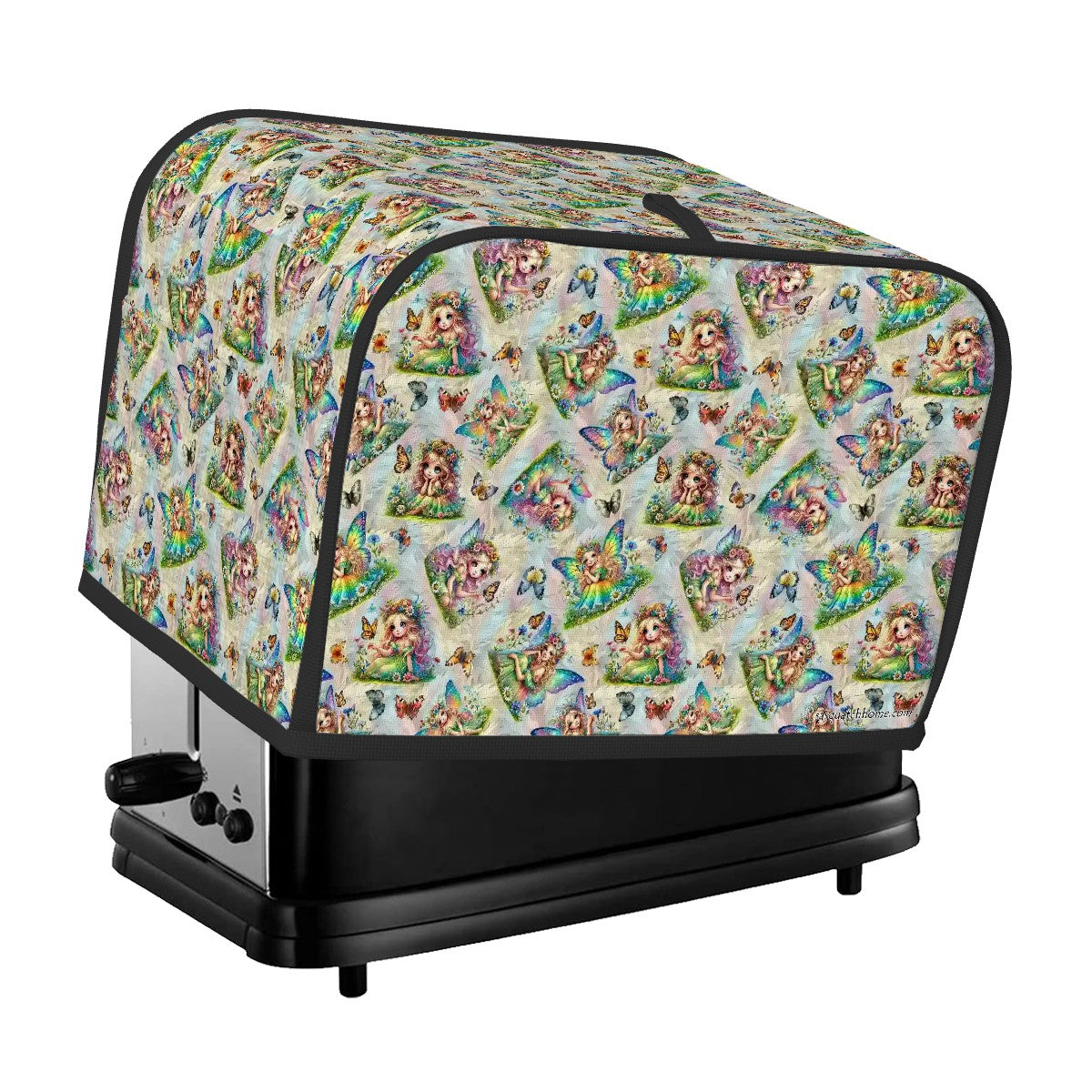 6 Fairy Designs, 2 Slice Toaster Cover