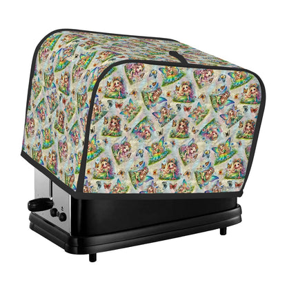 6 Fairy Designs, 2 Slice Toaster Cover