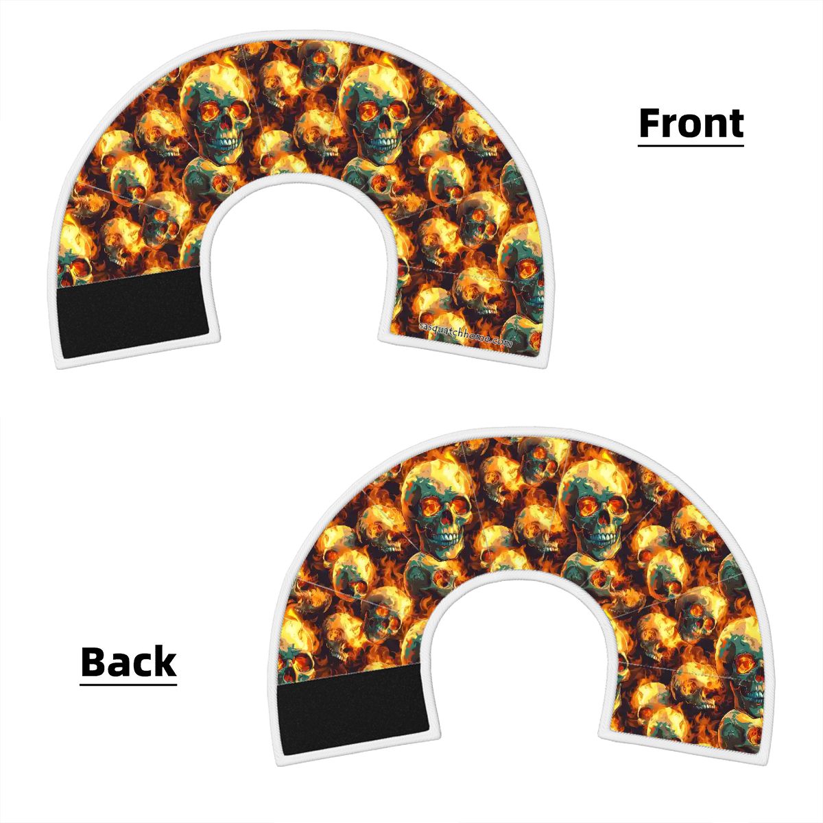 Firey Skulls Pet Elizabethan, Pet Medical Collar