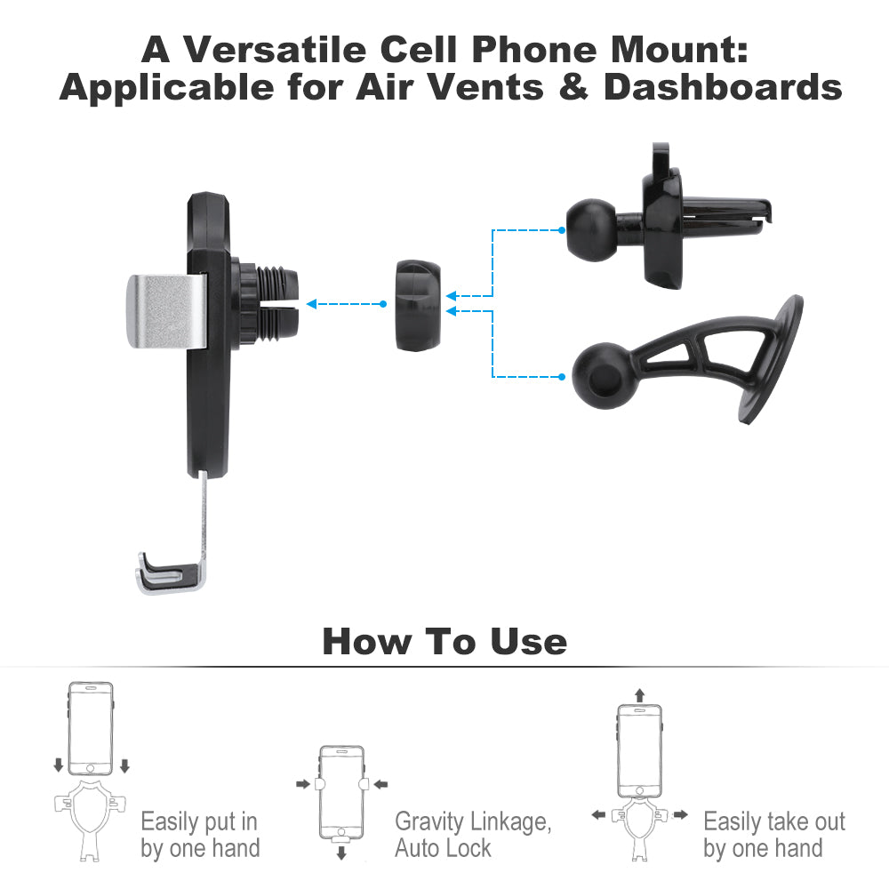 Sarcastic Sasquatch "Quiet time" Car Mount Mobile Phone Holder
