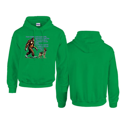 Sasquatch, Bigfoot Design, Gildan 18500 Poly-Cotton Hoodie
