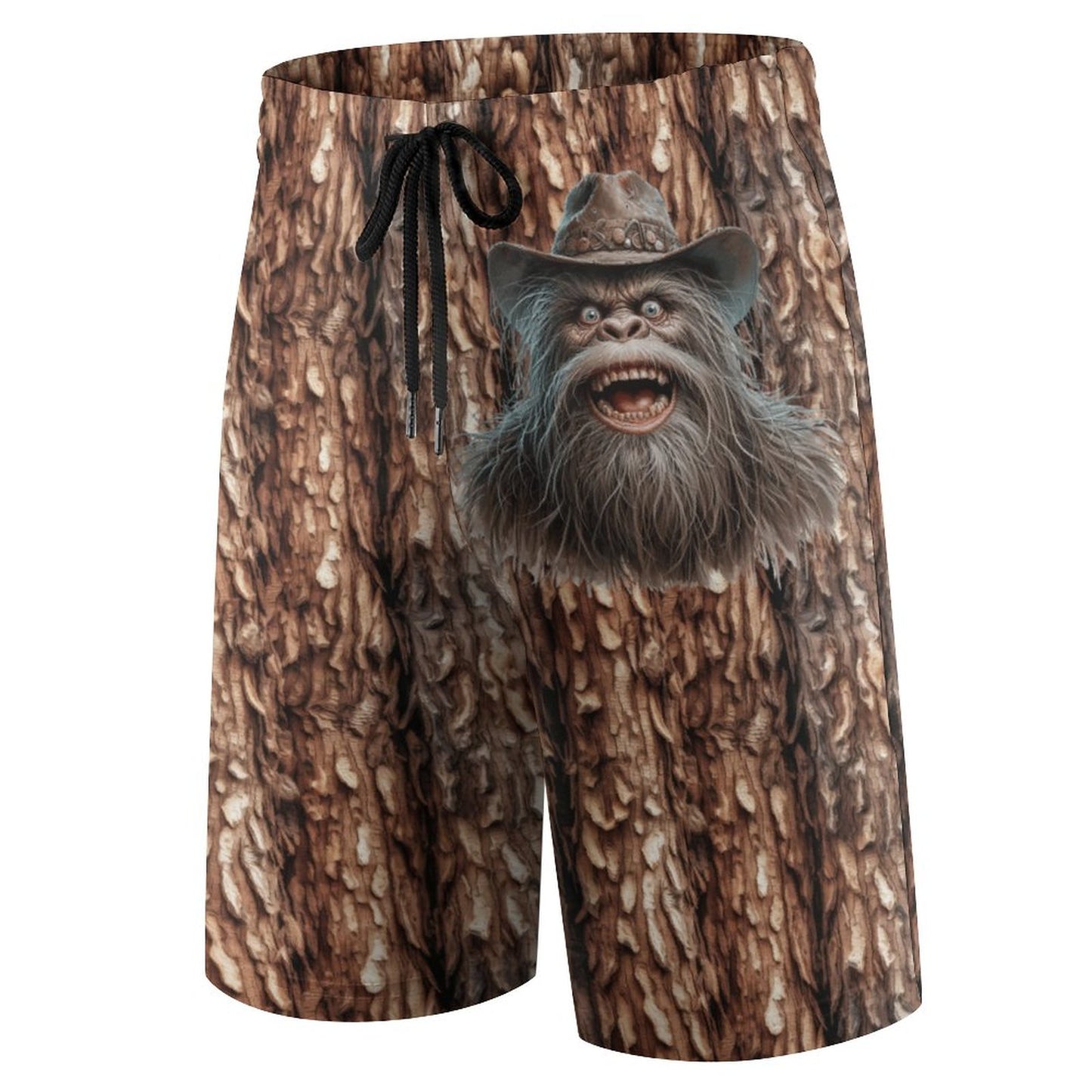 Bigfoot, Sasquatch on Trees, Children’s Beach Pants, Swim Shorts