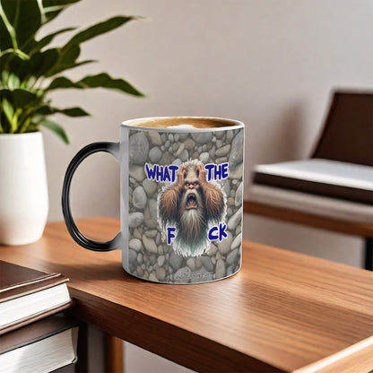 Sarcastic Sasquatch, "WTF" Color Changing 11oz Mug